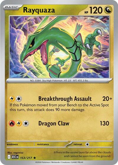 Rayquaza #153 Ascended Heroes