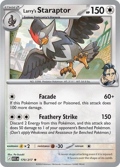 Larry's Staraptor #170 Ascended Heroes