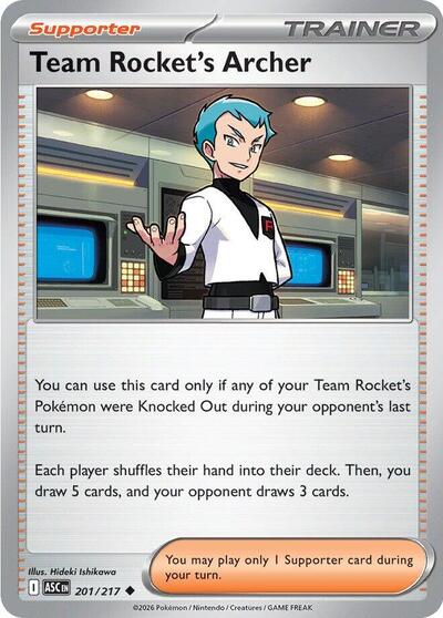 Team Rocket's Archer #201 Ascended Heroes