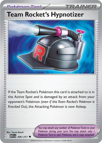 Team Rocket's Hypnotizer #206 Ascended Heroes