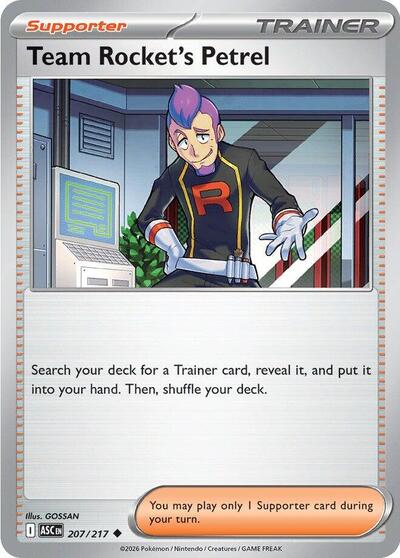 Team Rocket's Petrel #207 Ascended Heroes