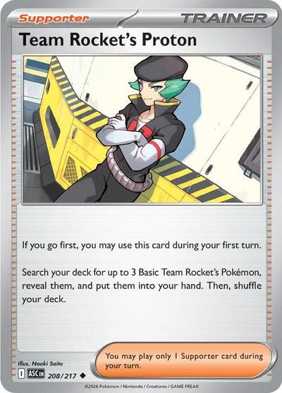 Team Rocket's Proton #208 Ascended Heroes