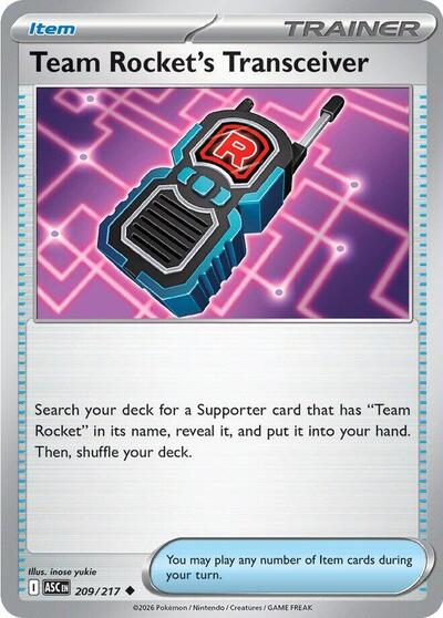Team Rocket's Transceiver #209 Ascended Heroes