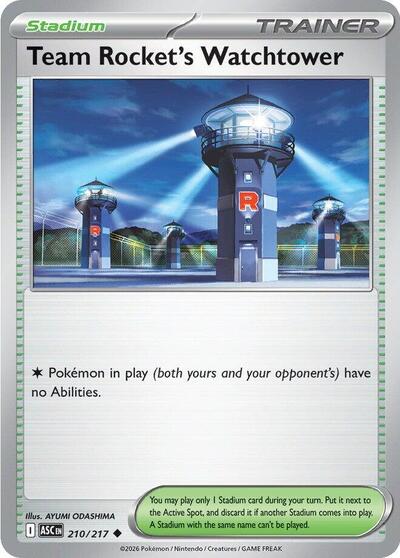 Team Rocket's Watchtower #210 Ascended Heroes