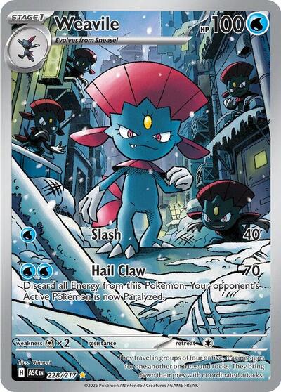 Weavile #228 Ascended Heroes