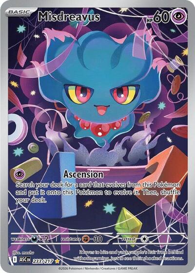 Misdreavus #233 Ascended Heroes