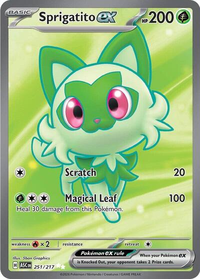 Sprigatito ex #251 Ascended Heroes