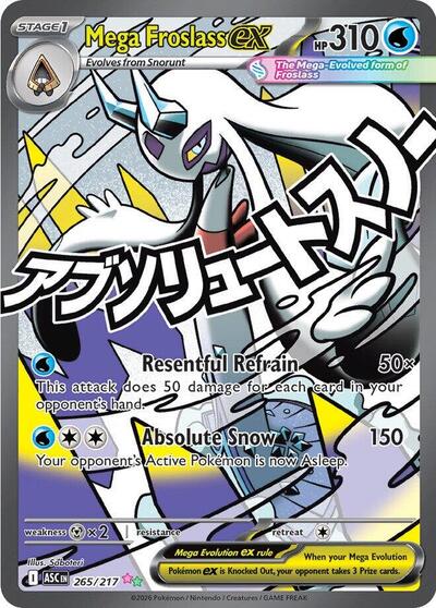 Mega Froslass ex #265 Ascended Heroes