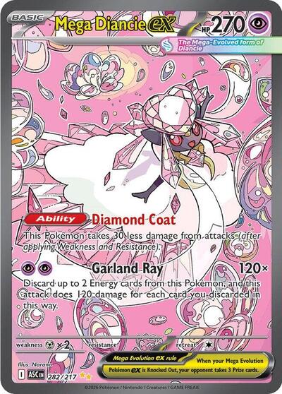 Mega Diancie ex #282 Ascended Heroes