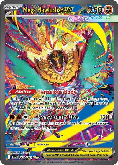Mega Hawlucha ex #283 Ascended Heroes