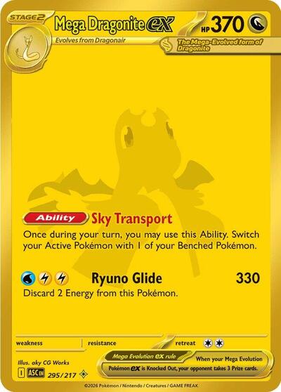 Mega Dragonite ex #295 Ascended Heroes
