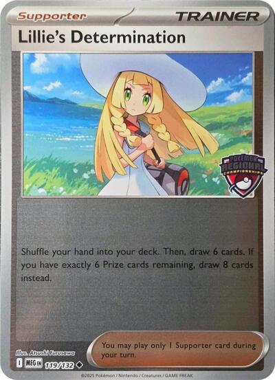 Lillie's Determination #119 League & Championship Cards