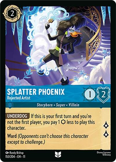 Splatter Phoenix - Rejected Artist #153 Winterspell