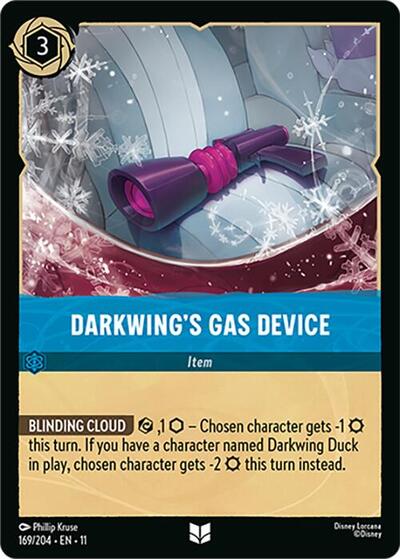 Darkwing's Gas Device #169 Winterspell