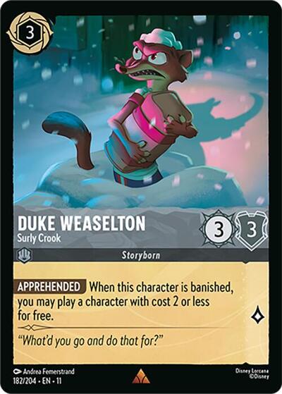 Duke Weaselton - Surly Crook #182 Winterspell