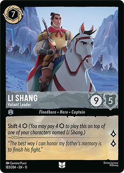 Li Shang - Valiant Leader #183 Winterspell