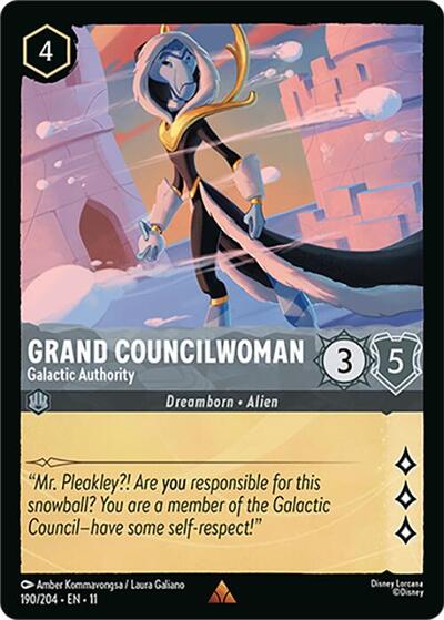 Grand Councilwoman - Galactic Authority #190 Winterspell