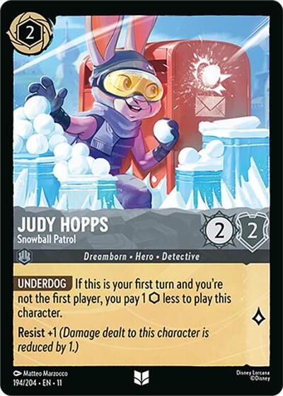 Judy Hopps - Snowball Patrol #194 Winterspell