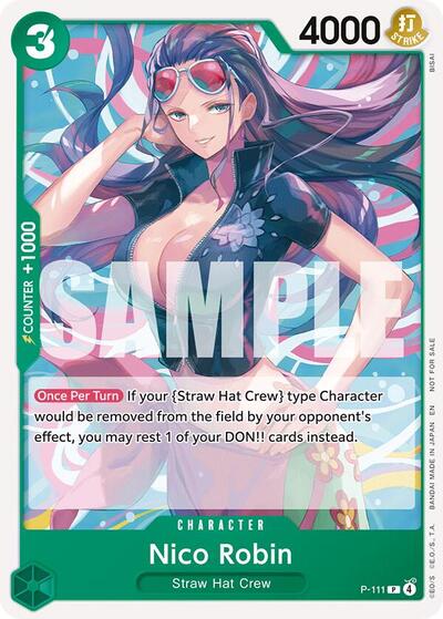 Nico Robin (Heroines Battle Pack) #P-111 One Piece Promotion Cards