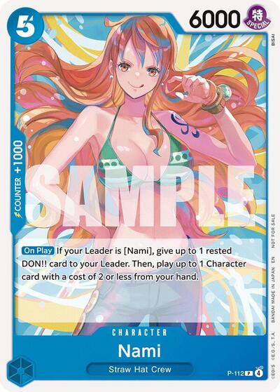 Nami (Heroines Battle Pack) #P-112 One Piece Promotion Cards