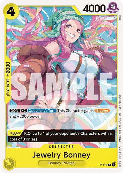 Jewelry Bonney (Heroines Battle Pack) #P-113 One Piece Promotion Cards