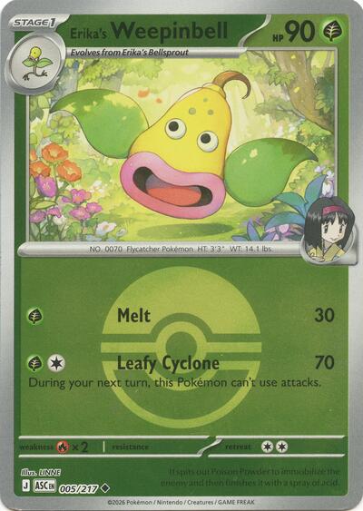 Erika's Weepinbell #5 Ascended Heroes