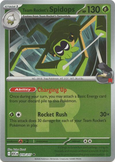 Team Rocket's Spidops #19 Ascended Heroes