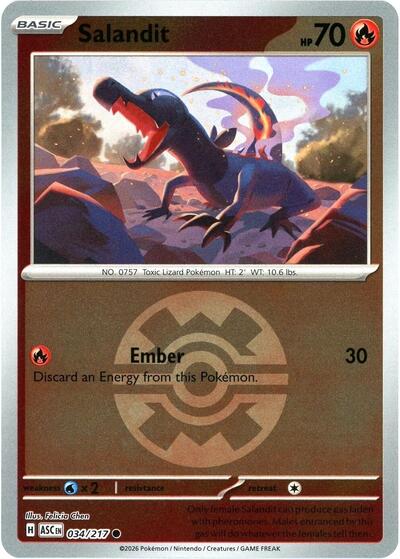 Salandit #34 Ascended Heroes