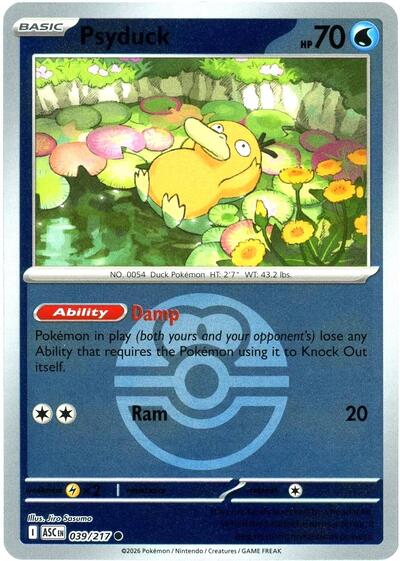 Psyduck #39 Ascended Heroes