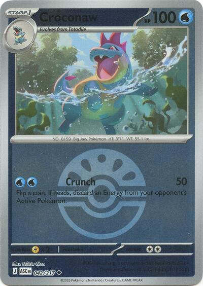 Croconaw #42 Ascended Heroes