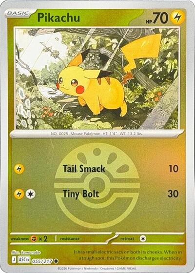 Pikachu #55 Ascended Heroes