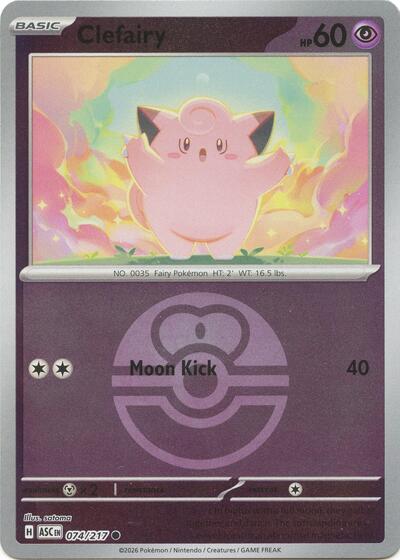 Clefairy #74 Ascended Heroes