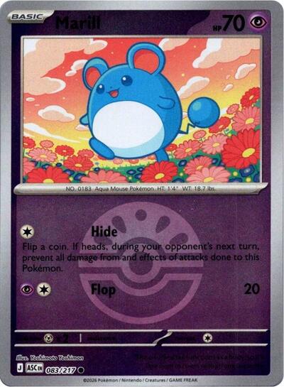 Marill #83 Ascended Heroes