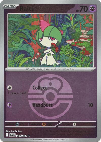 Ralts #87 Ascended Heroes
