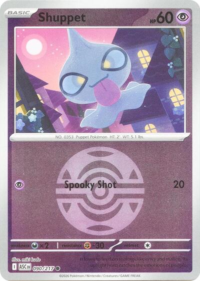 Shuppet #90 Ascended Heroes