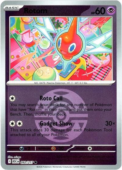Rotom #92 Ascended Heroes