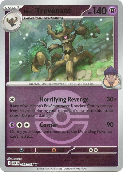 Hop's Trevenant #96 Ascended Heroes