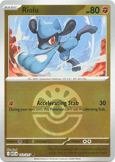 Riolu #112 Ascended Heroes
