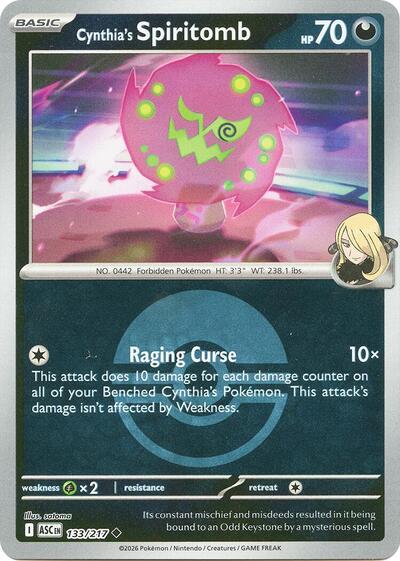 Cynthia's Spiritomb #133 Ascended Heroes