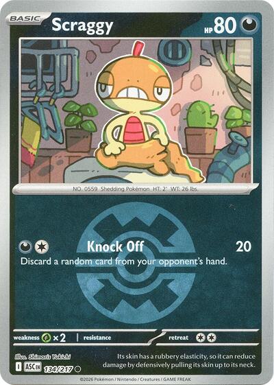 Scraggy #134 Ascended Heroes