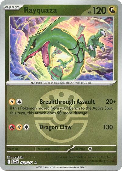 Rayquaza #153 Ascended Heroes