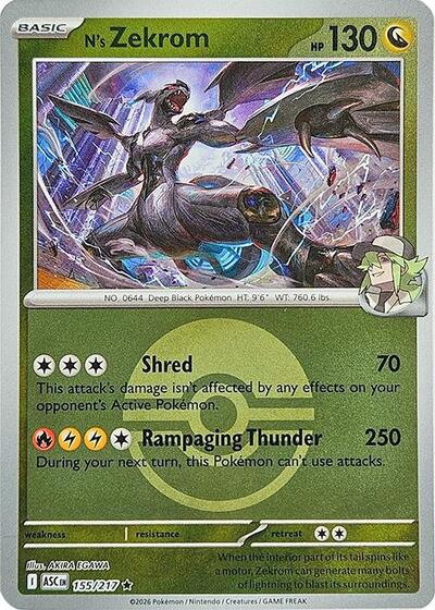 N's Zekrom #155 Ascended Heroes