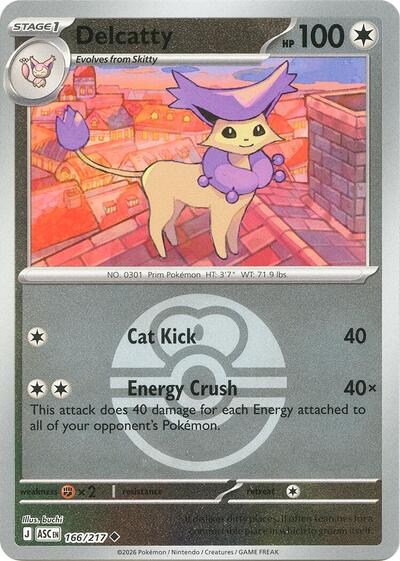 Delcatty #166 Ascended Heroes