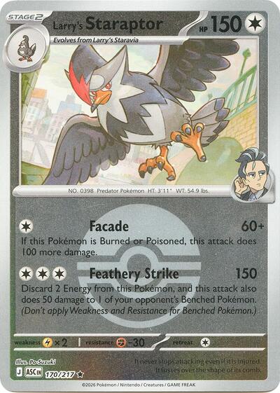 Larry's Staraptor #170 Ascended Heroes