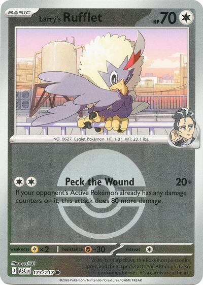 Larry's Rufflet #173 Ascended Heroes