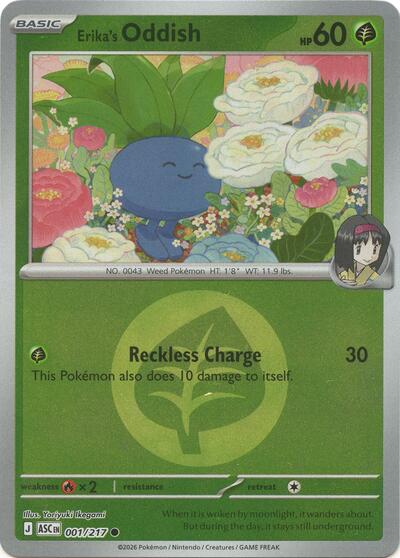 Erika's Oddish #1 Ascended Heroes