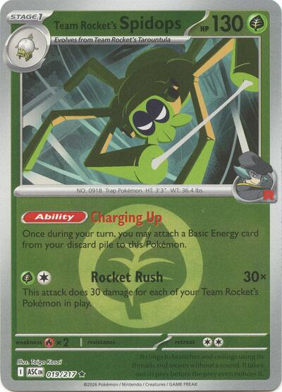 Team Rocket's Spidops #19 Ascended Heroes
