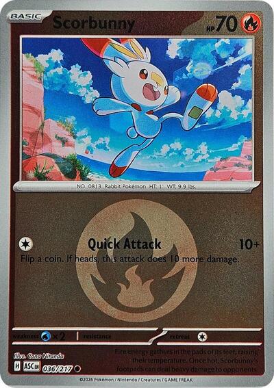 Scorbunny #36 Ascended Heroes