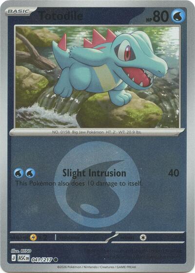 Totodile #41 Ascended Heroes