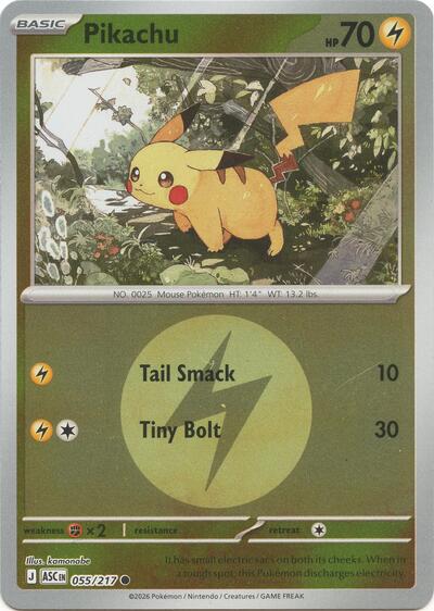 Pikachu #55 Ascended Heroes
